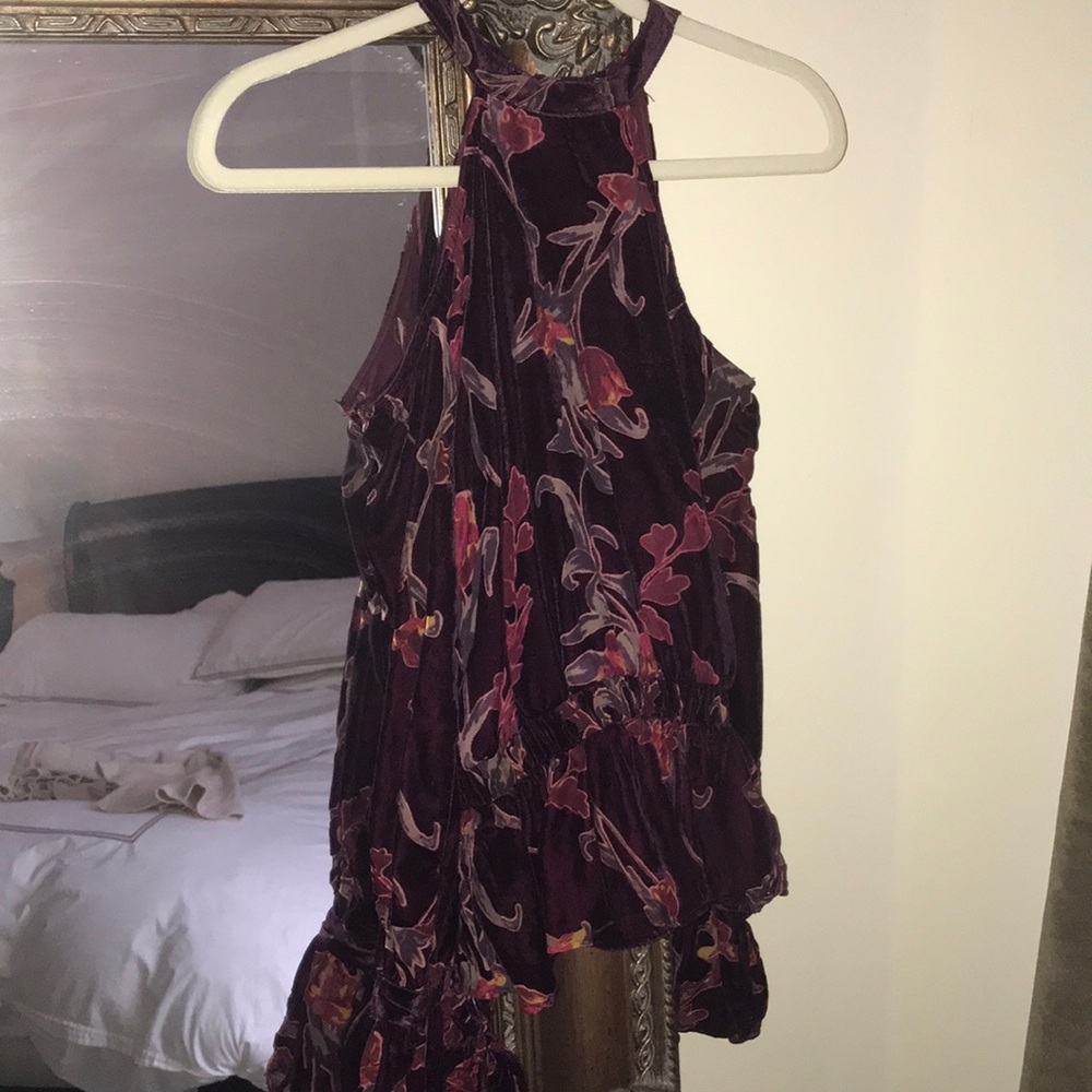 Floral Cold Shoulder Blouse
